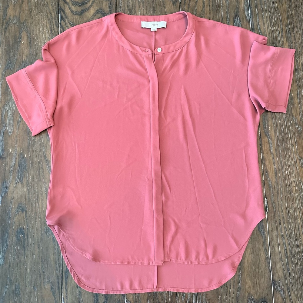 Rose Pink Loft Business Top